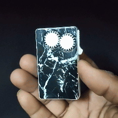 Sky Abstract Marble Glass Premium Refillable Cigarette Lighter – Perfect for Gifting | First Dot