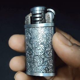 Vintage Grinding Wheel Premium Refillable Cigarette Lighter – Perfect for Gifting | First Dot