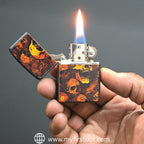 Combo of 2 Street Graphic Cigarette Lighters | Premium Box + Free 50ml Fuel