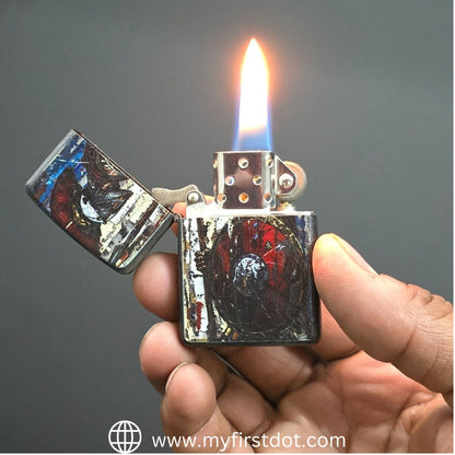 Street Graphic Cigarette Lighters Combo | Premium Box + Free 50ml Fuel