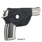 608 Gun Lighter – Heavy Metal Barrel Pull Back Jet Flame Lighter | First Dot