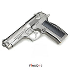 608 Gun Lighter – Heavy Metal Barrel Pull Back Jet Flame Lighter | First Dot