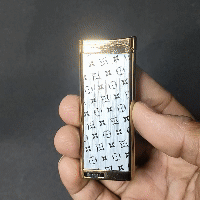 Louis Vuitton Red Jet Flame Lighter | Windproof Cigarette Lighter