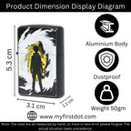 Anime Silhouette Windproof Cigarette Lighter