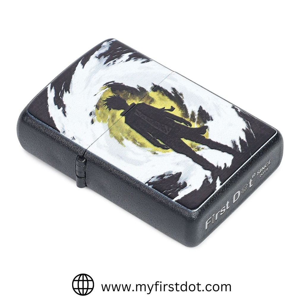Anime Silhouette Windproof Cigarette Lighter