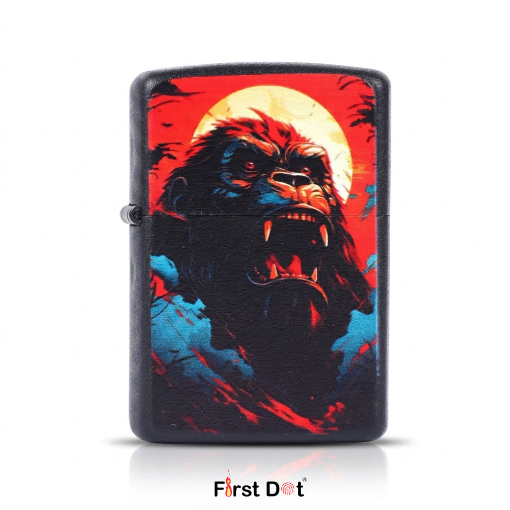 Angry Gorilla Art Edition Windproof Cigarette Lighter