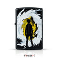 Anime Silhouette Windproof Cigarette Lighter