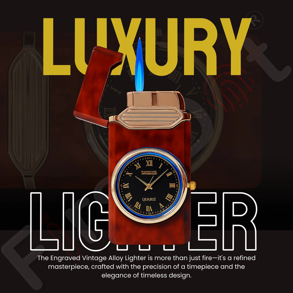 Aurum Luxury Classic Analog Watch Lighter for Men - Brown