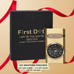Aurum Luxury Classic Analog Watch Lighter for Men - Gold