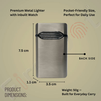 Aurum Luxury Classic Analog Watch Lighter for Men - Grey