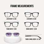 Axiom Rectangular Sunglasses | Gradient Smoke Grey Lenses