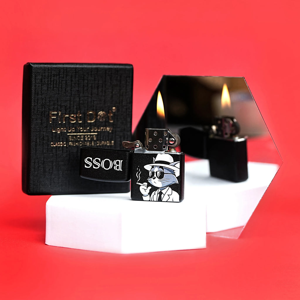 BOSS Tom Cat Classic Refillable Cigarette Lighter