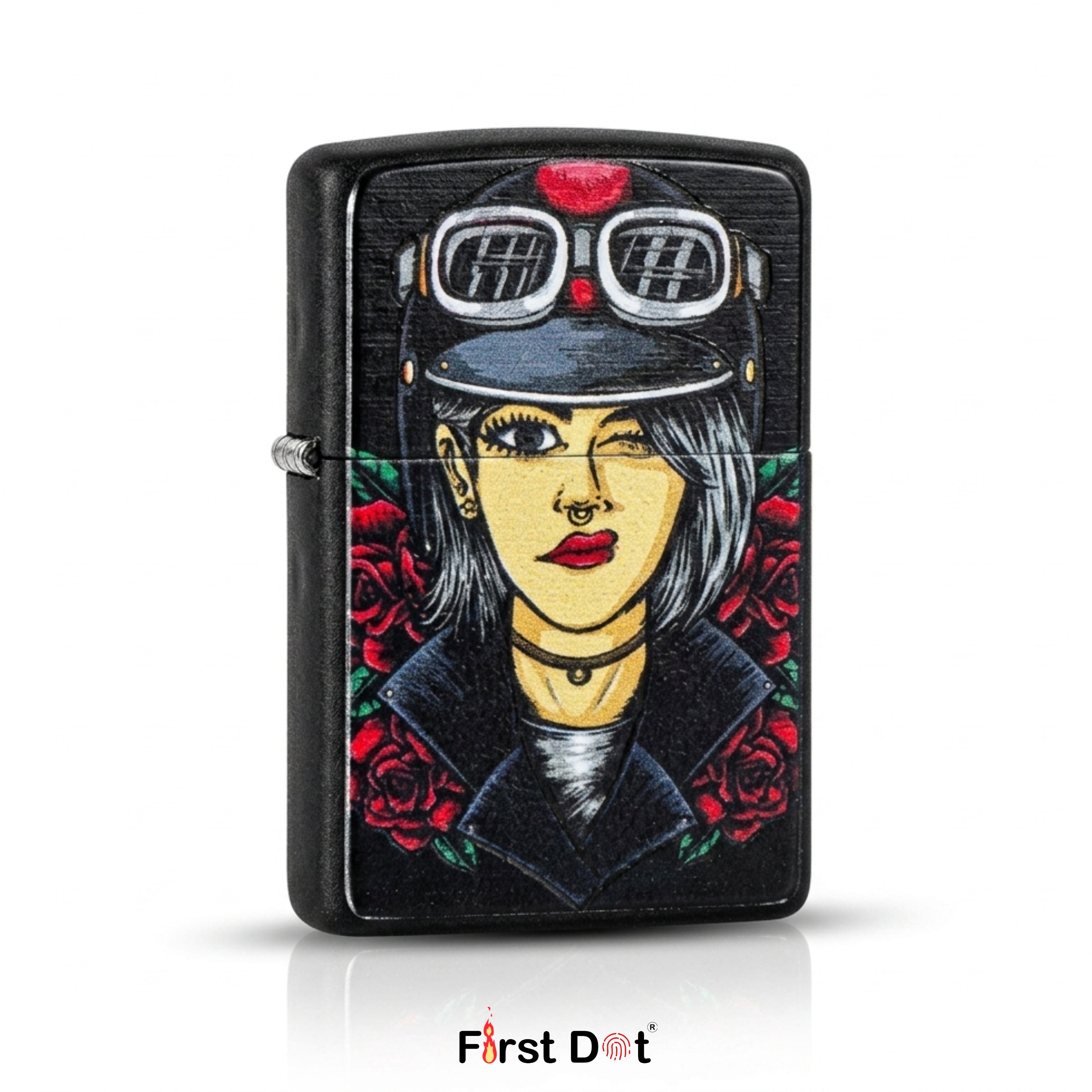 Biker Girl Edition Windproof Cigarette Lighter