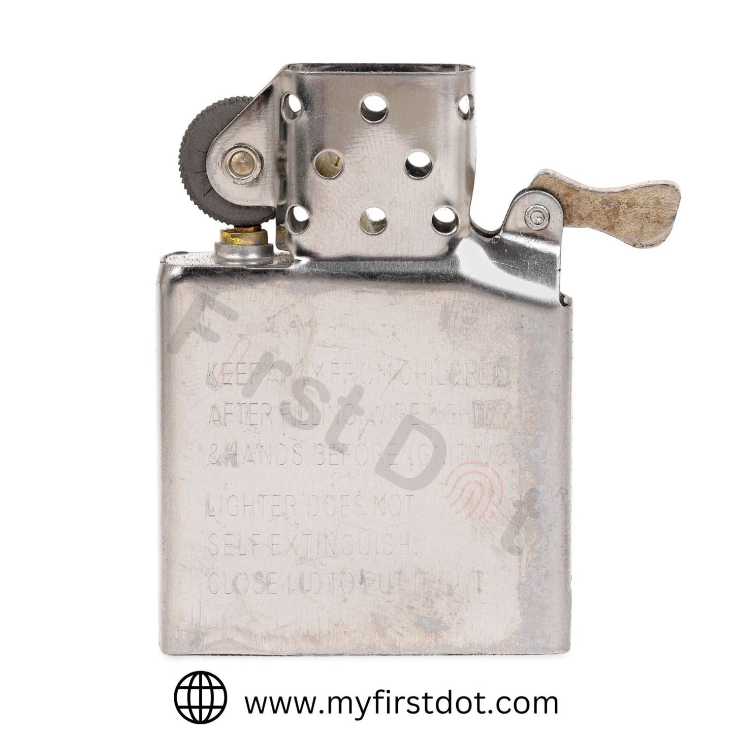 Soft Flame Dragon Lighter | Grinding Wheel, Refillable | First Dot