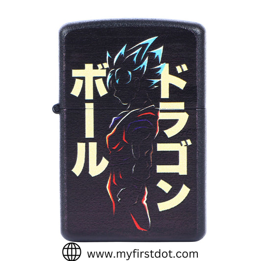 Blue Goku Windproof Cigarette Lighter for Men | Pocket Classic Lighter for Smoking | | First Dot