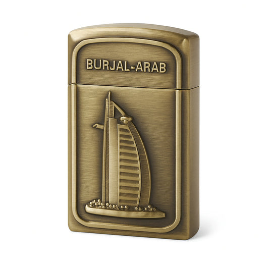 Burj Al Arab – Vintage Brass Finish | Jet Flame Torch - Gold