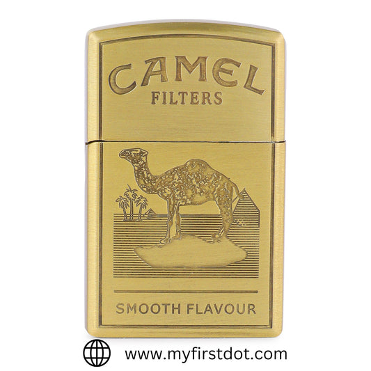 Camel Premium Refillable Cigarette Lighter – Perfect for Gifting | First Dot