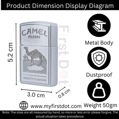 Camel Premium Refillable Cigarette Lighter – Perfect for Gifting | First Dot