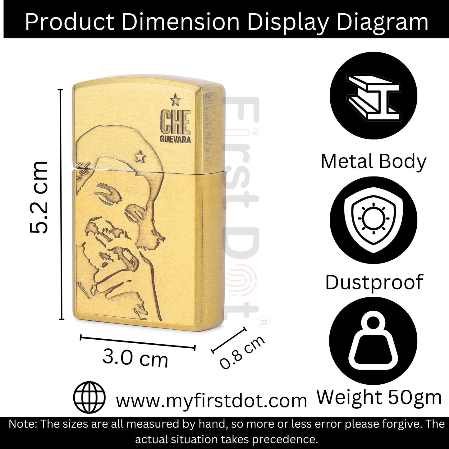 Che Guevara Premium Refillable Cigarette Lighter – Perfect for Gifting | First Dot
