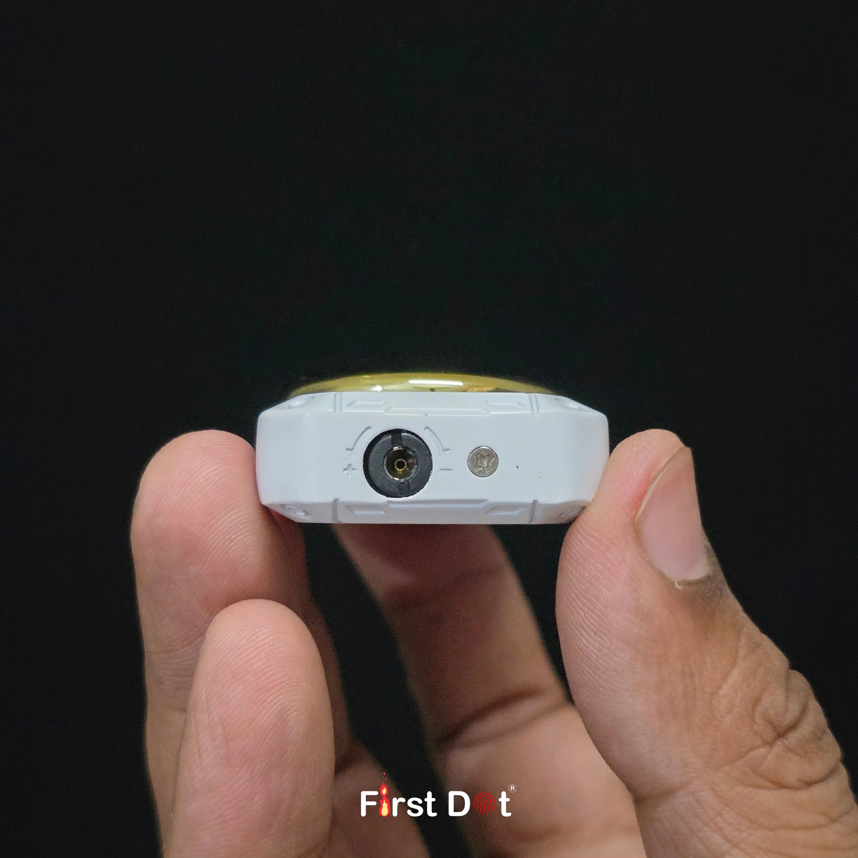First Dot ChronoFlame Dual Flame Lighter with Analog Watch