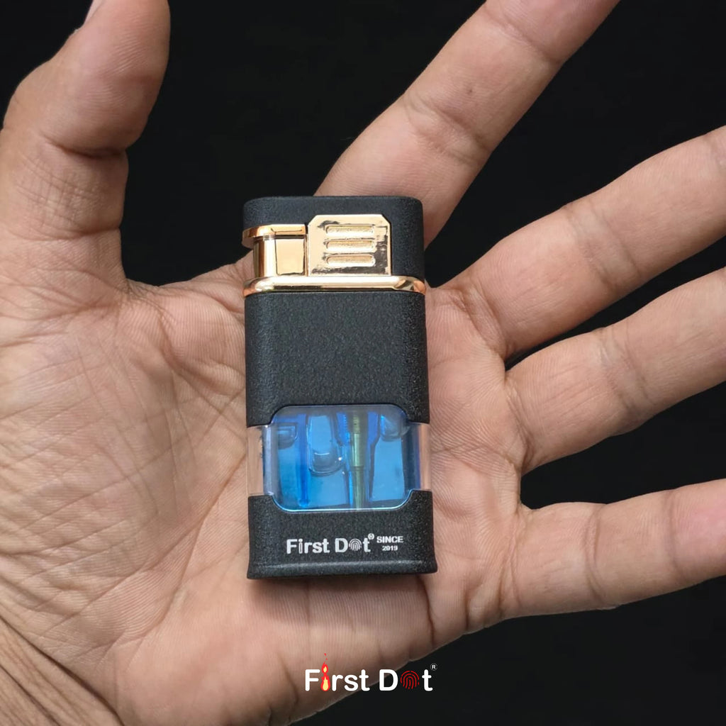 Premium ChronoLite Dual Flame Watch Cigarette Lighter