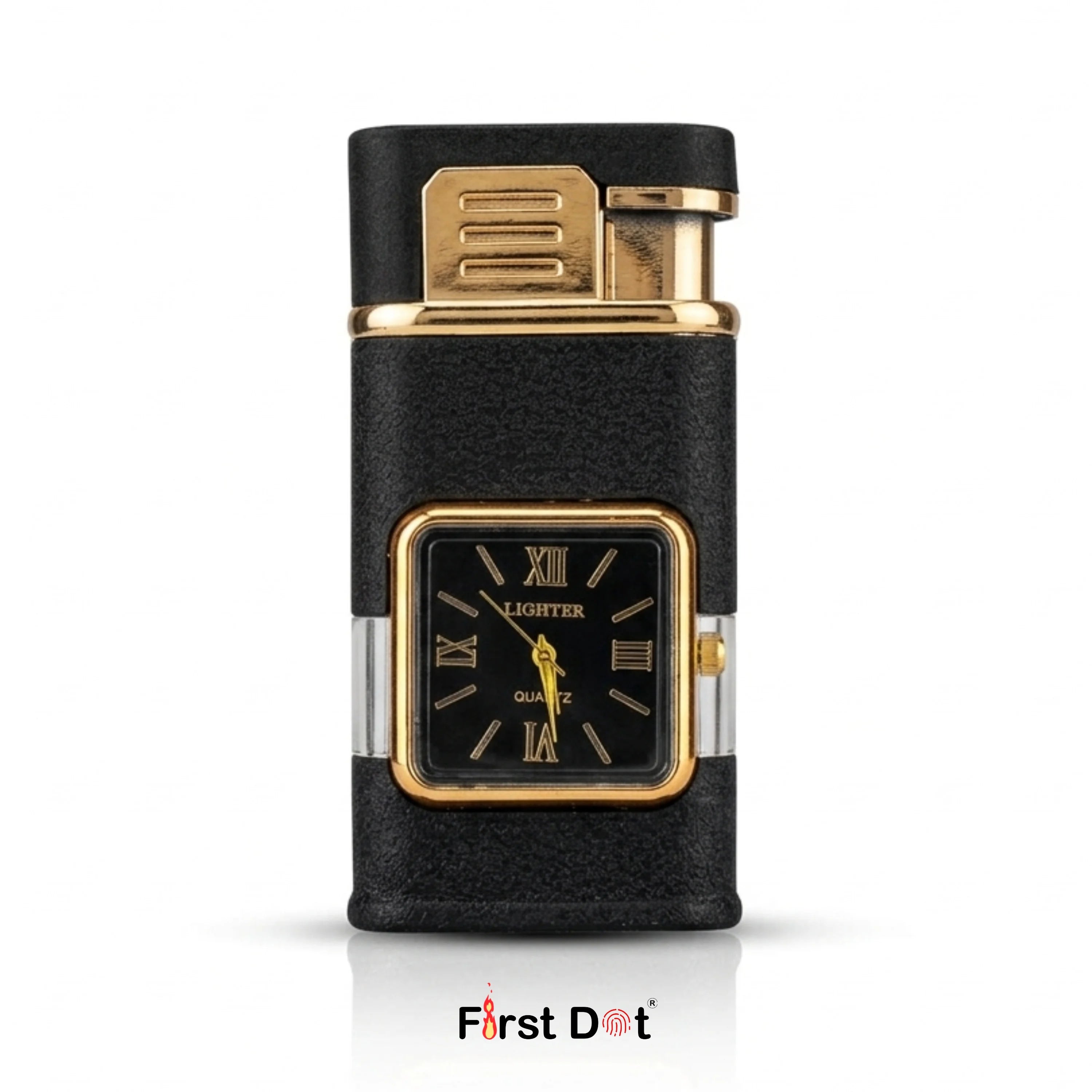 Premium ChronoLite Dual Flame Watch Cigarette Lighter