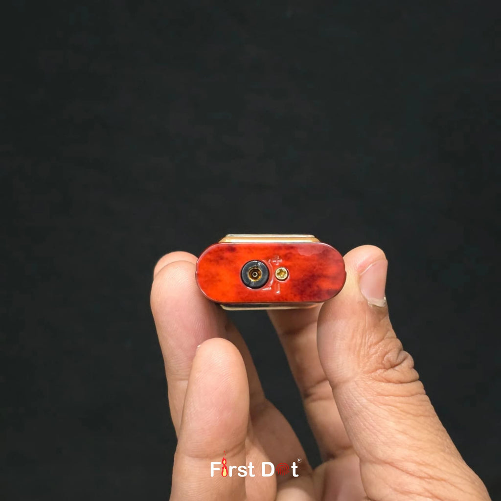 Premium ChronoLite Dual Flame Watch Cigarette Lighter