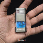 Premium ChronoLite Dual Flame Watch Cigarette Lighter