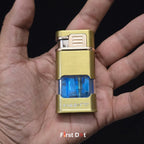 Premium ChronoLite Dual Flame Watch Cigarette Lighter