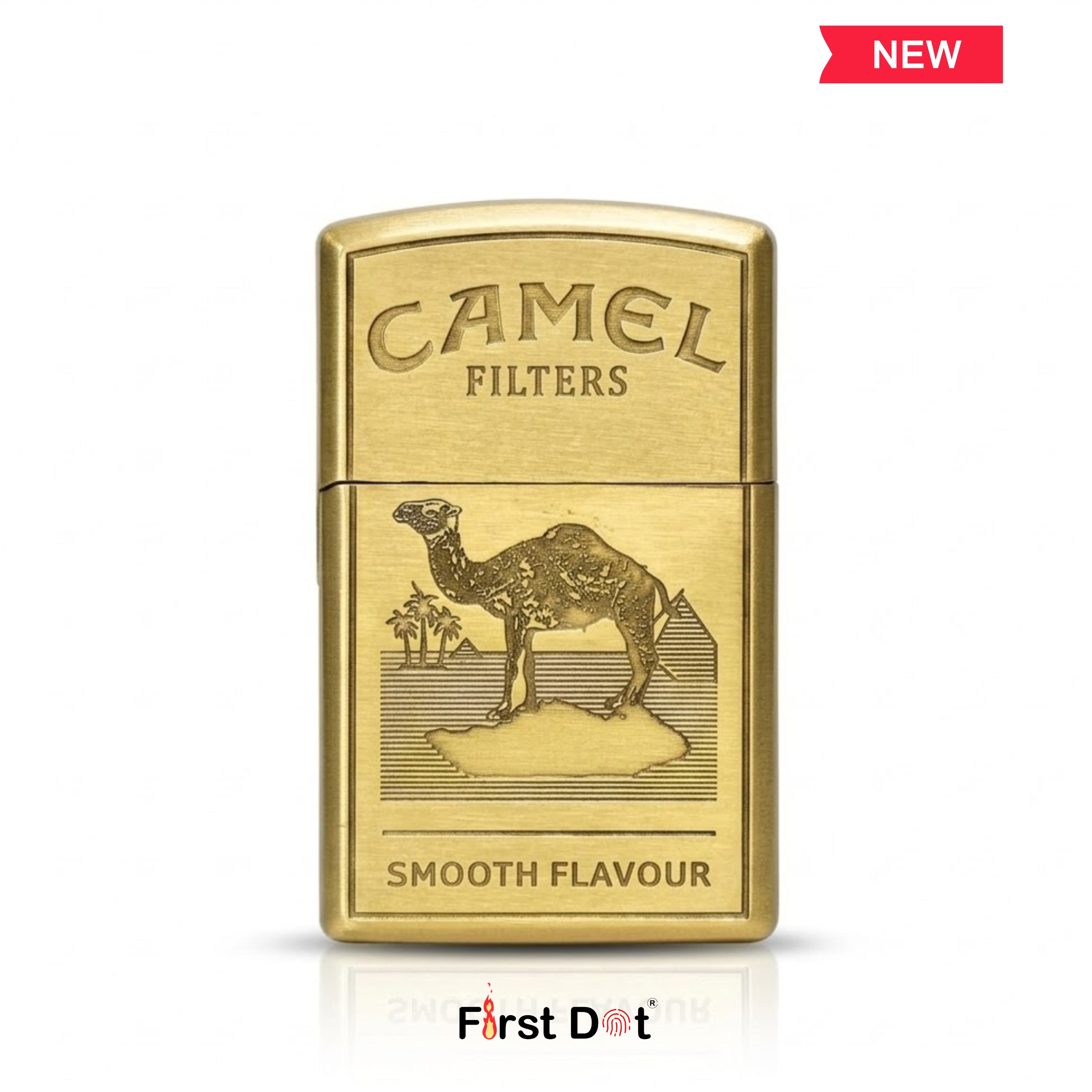 Classic Camel Engraved Cigarette Lighter