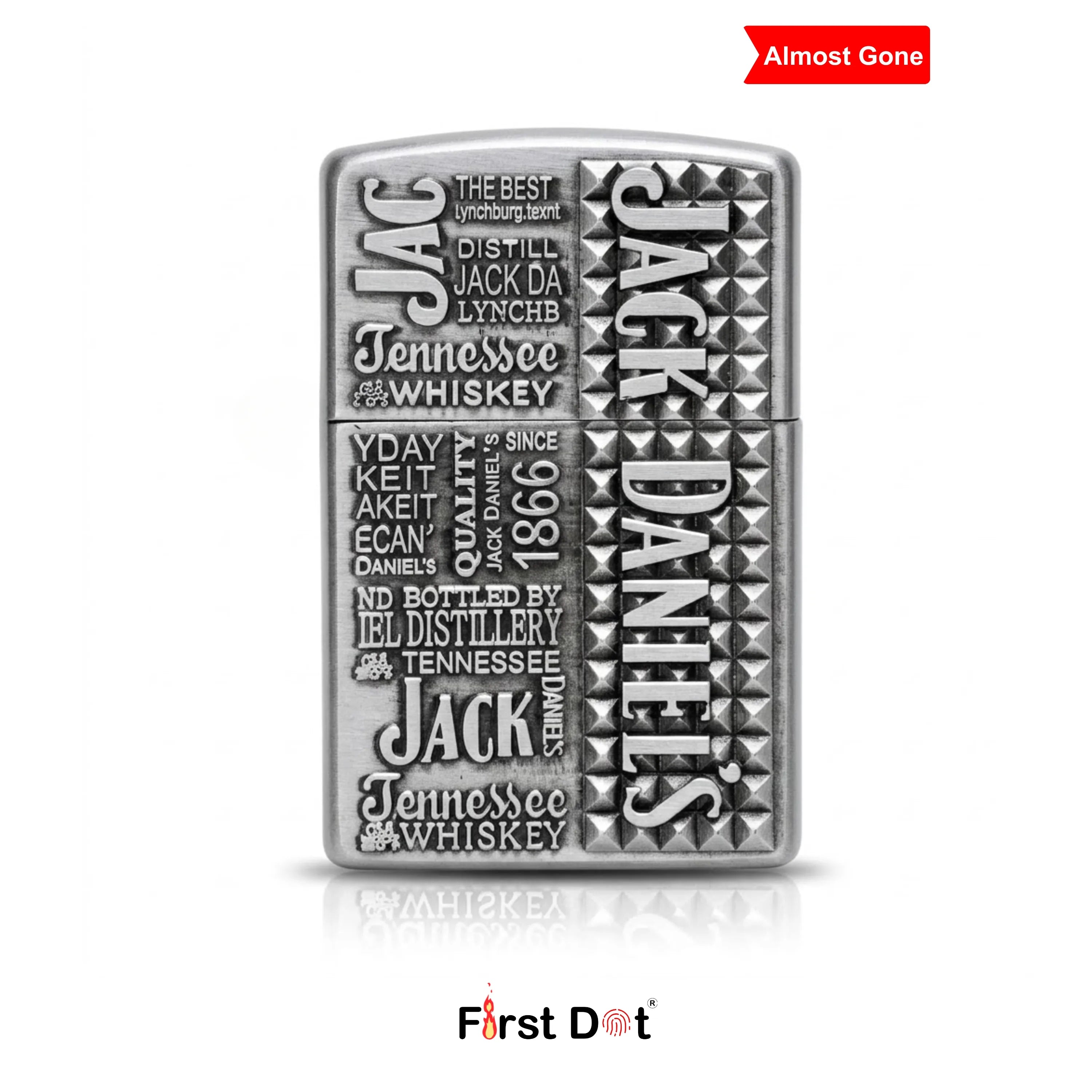 Classic Jack Daniel’s Embossed Windproof Cigarette Lighter