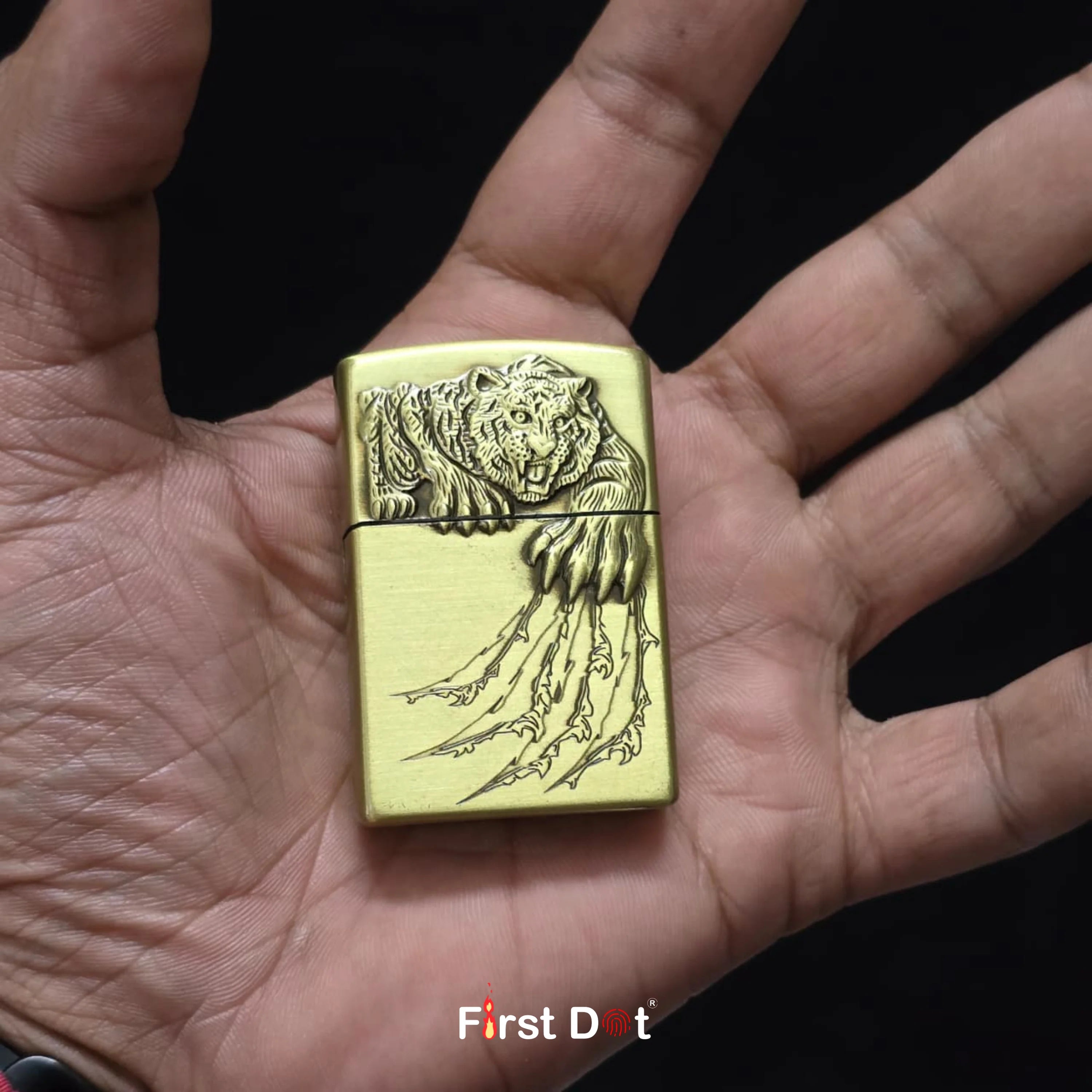 Classic Engraved Cigarette Lighter