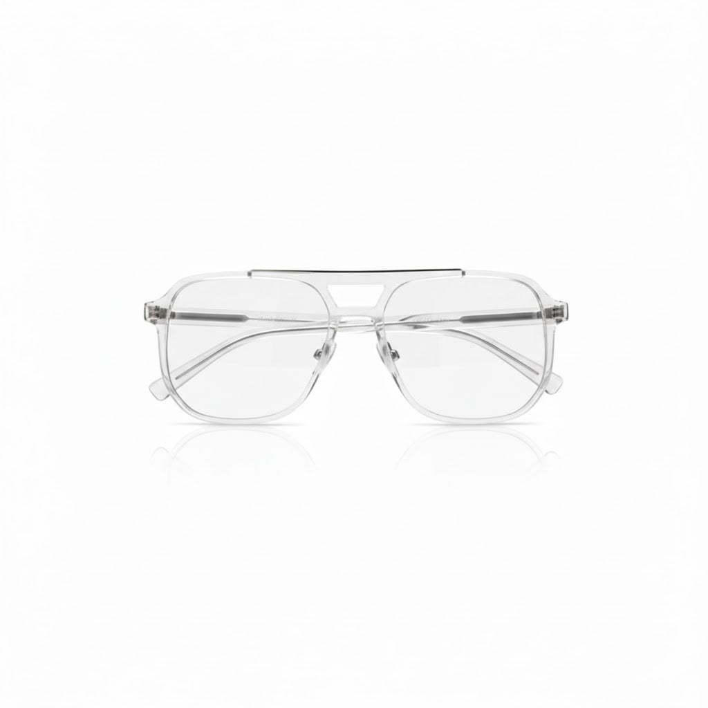 Transparent Square Blue Light Glasses