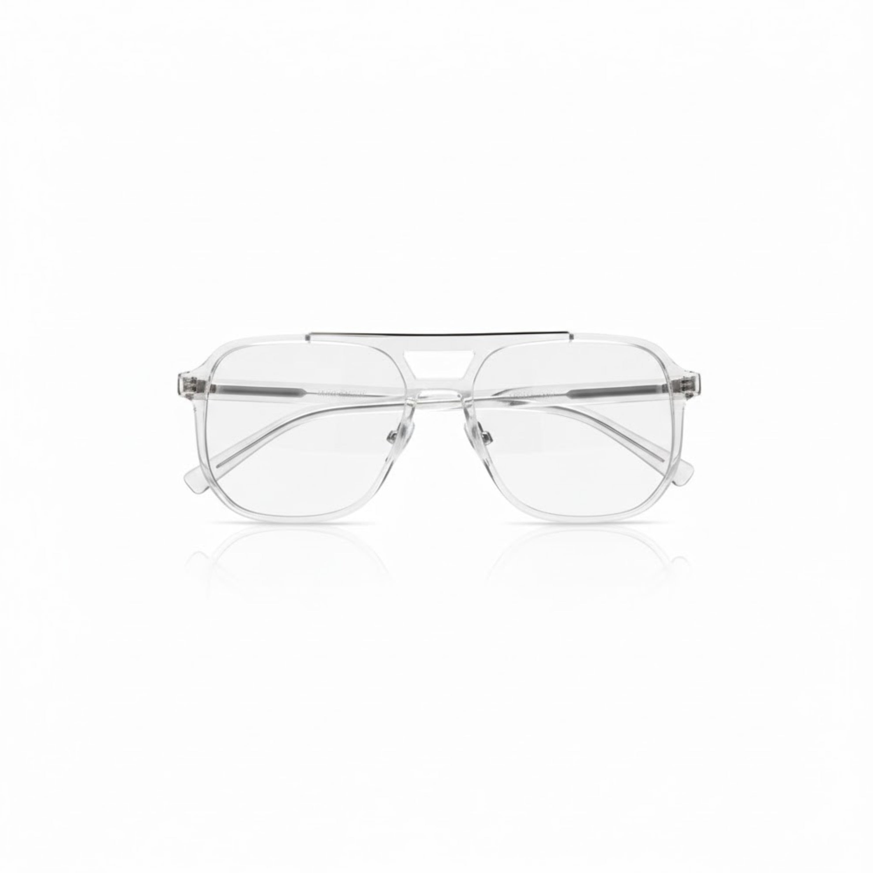 Transparent Square Blue Light Glasses