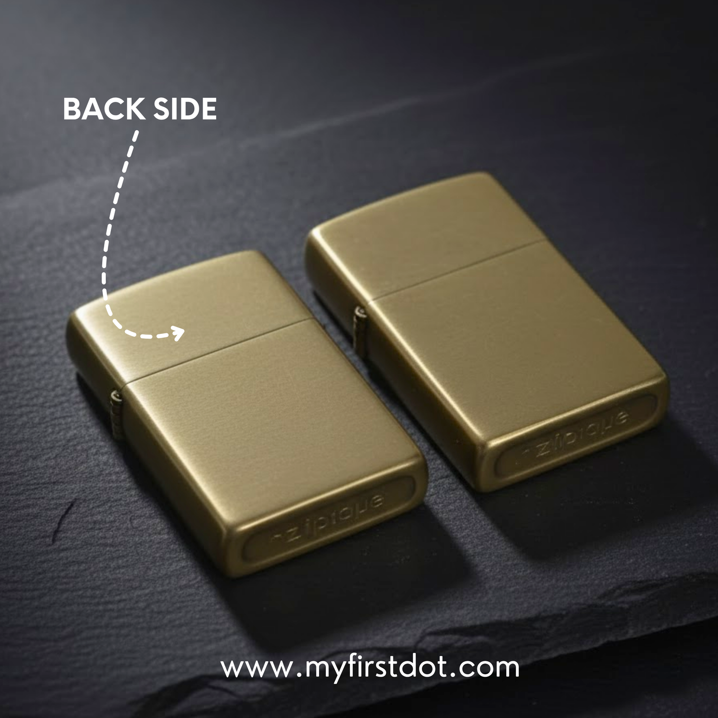 Combo of 2 Embossed Metal Cigarette Lighters + Free 50ml Fuel