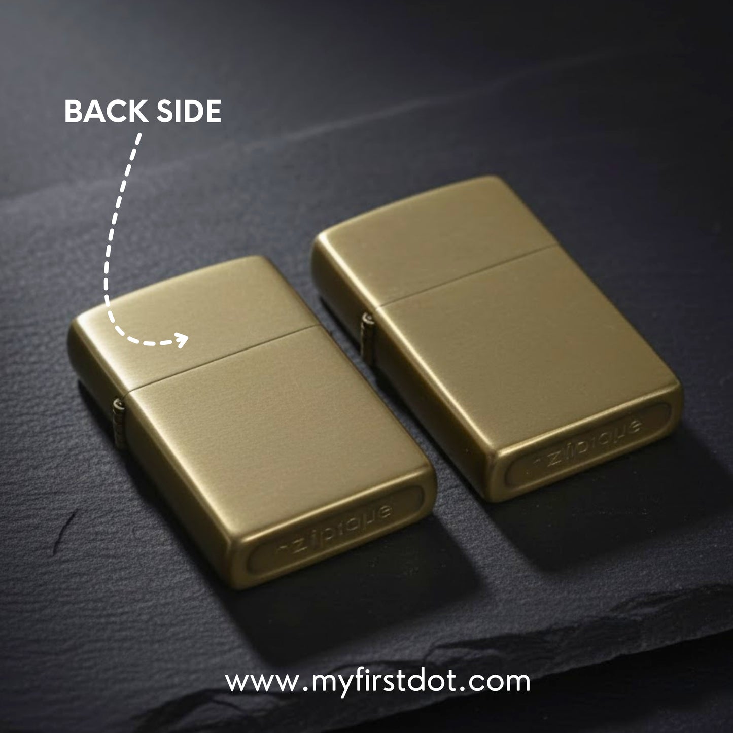 Combo of 2 Embossed Metal Cigarette Lighters + Free 50ml Fuel