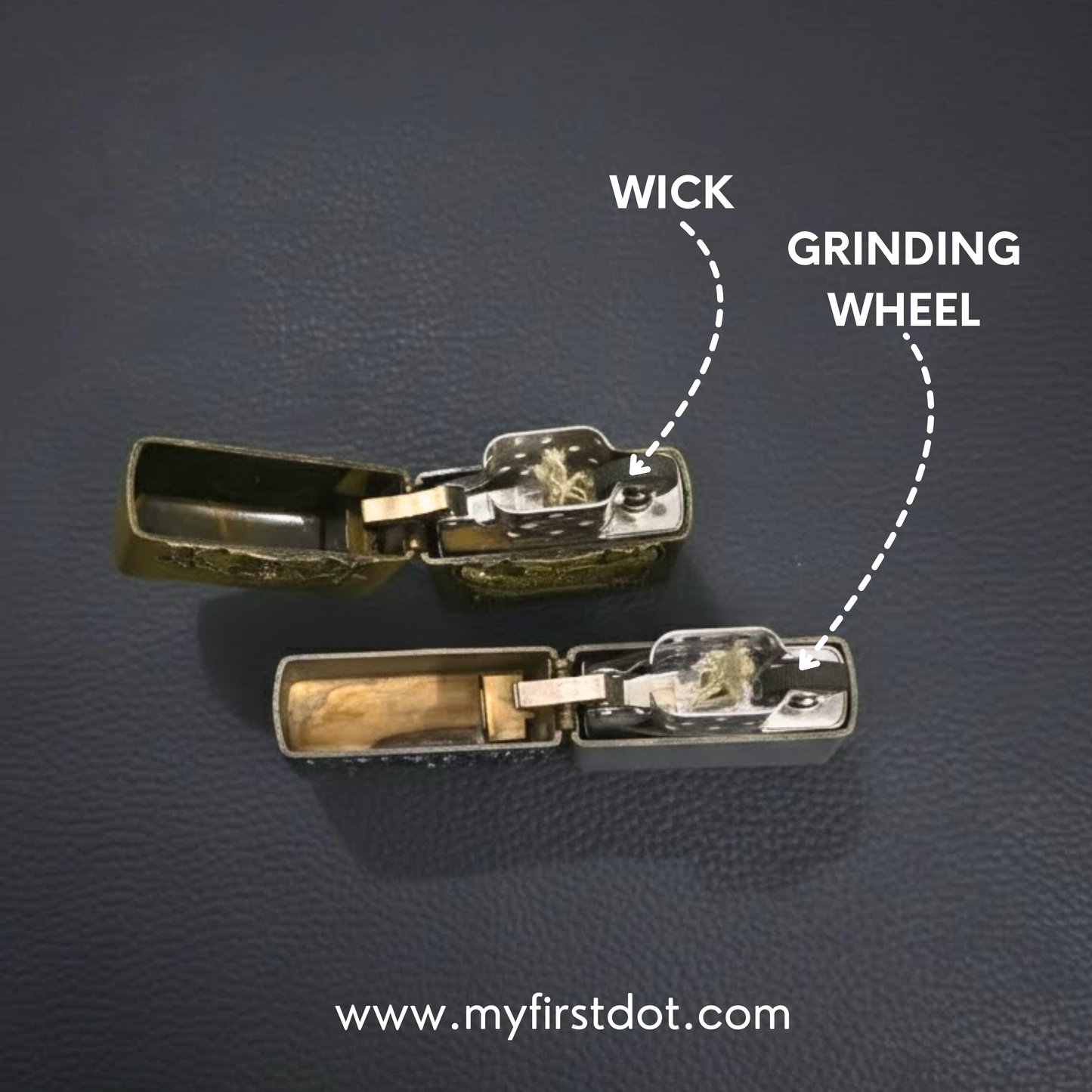 Combo of 2 Embossed Metal Cigarette Lighters + Free 50ml Fuel