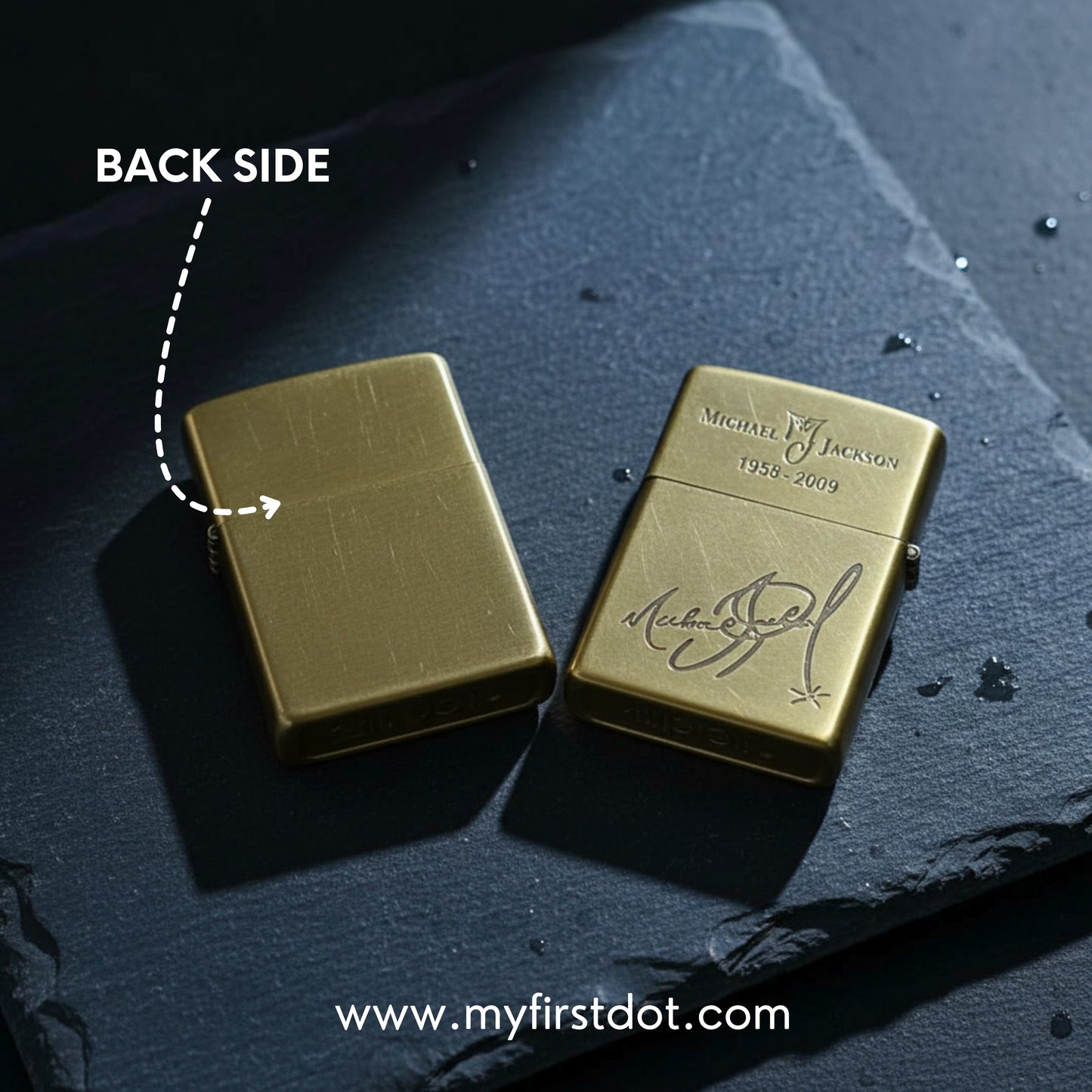 Combo of 2 Embossed Metal Cigarette Lighters + Free 50ml Fuel