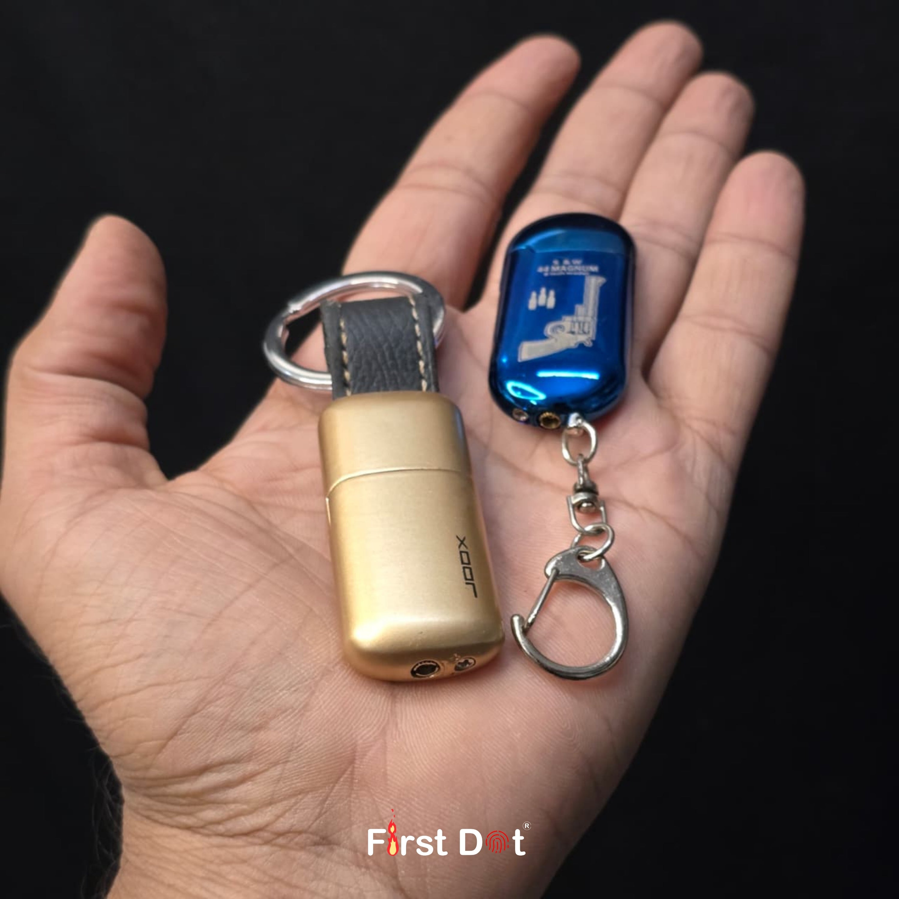 Mini Windproof Keychain Gas Lighter (Pack of 2)