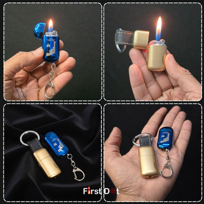 Mini Windproof Keychain Gas Lighter (Pack of 2)