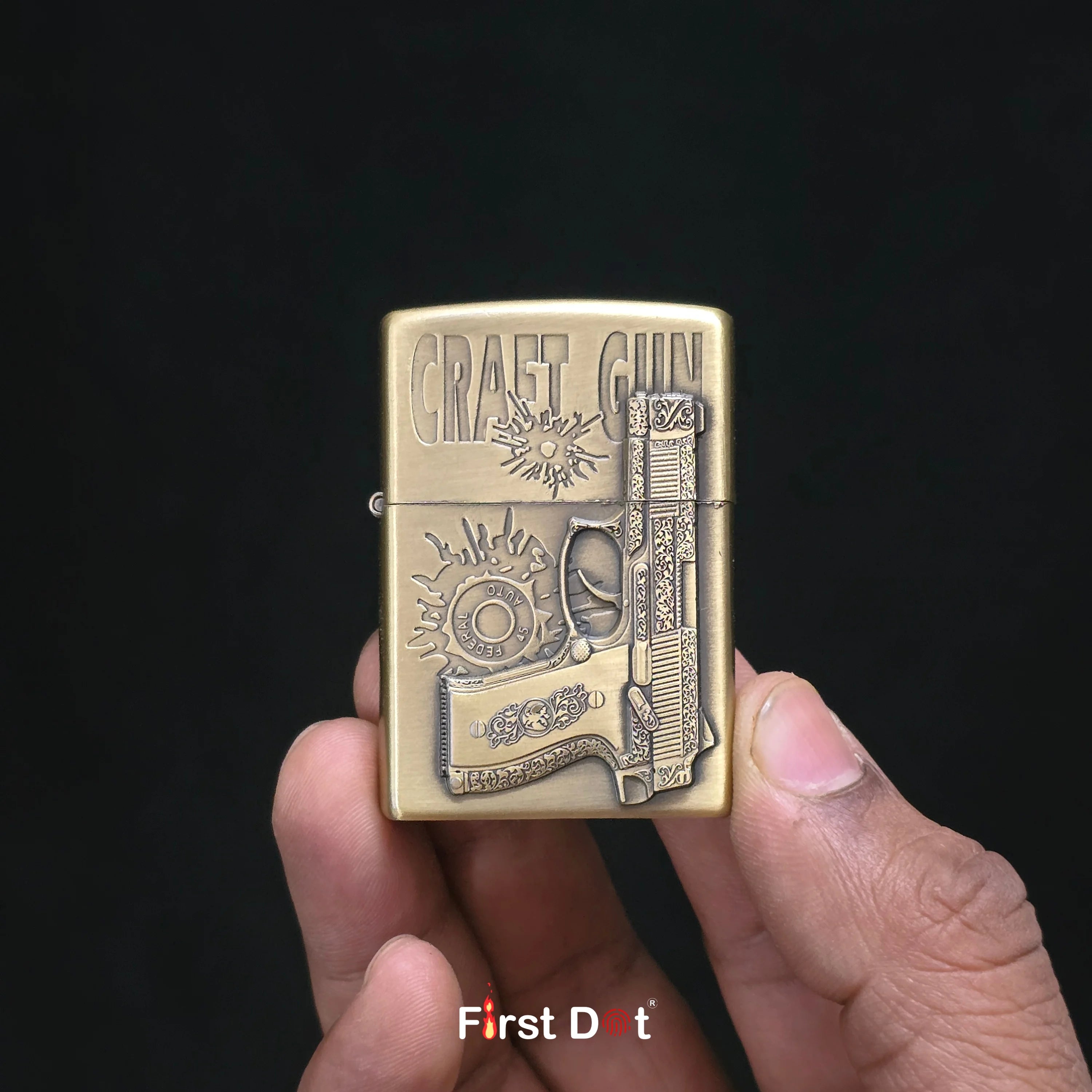 First Dot Craft Gun Series Fluid Liquid Lighter