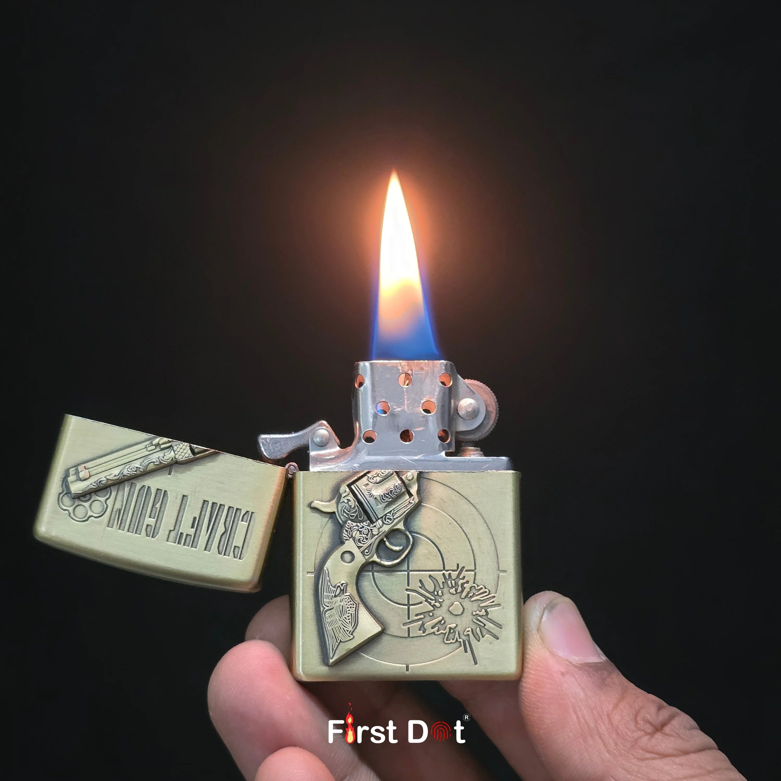First Dot Craft Gun Series Fluid Liquid Lighter