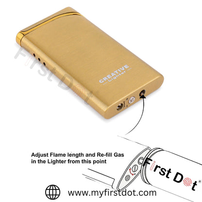 Creative Premium Refillable Cigarette Lighter – Perfect for Gifting | First Dot