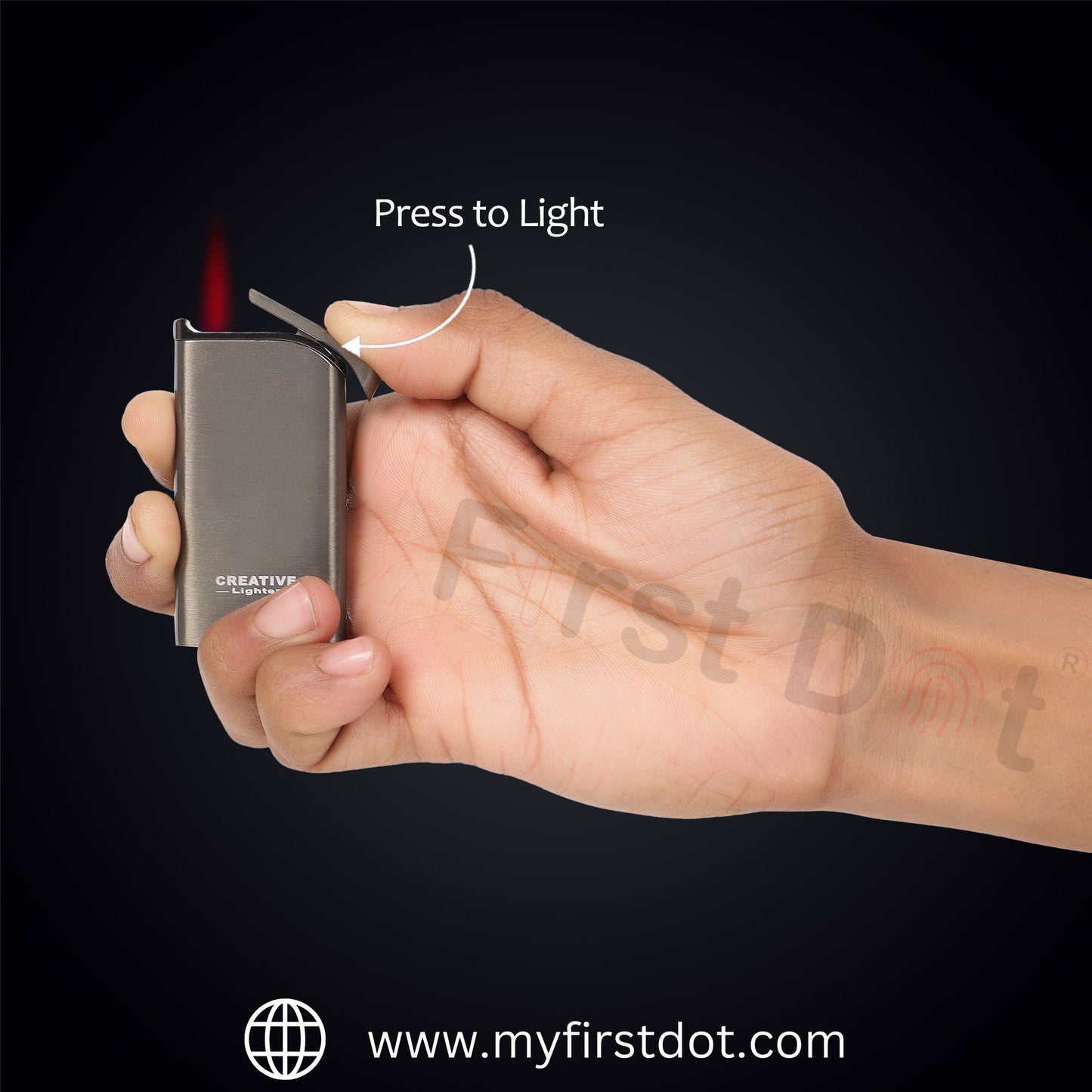 Creative Premium Refillable Cigarette Lighter – Perfect for Gifting | First Dot