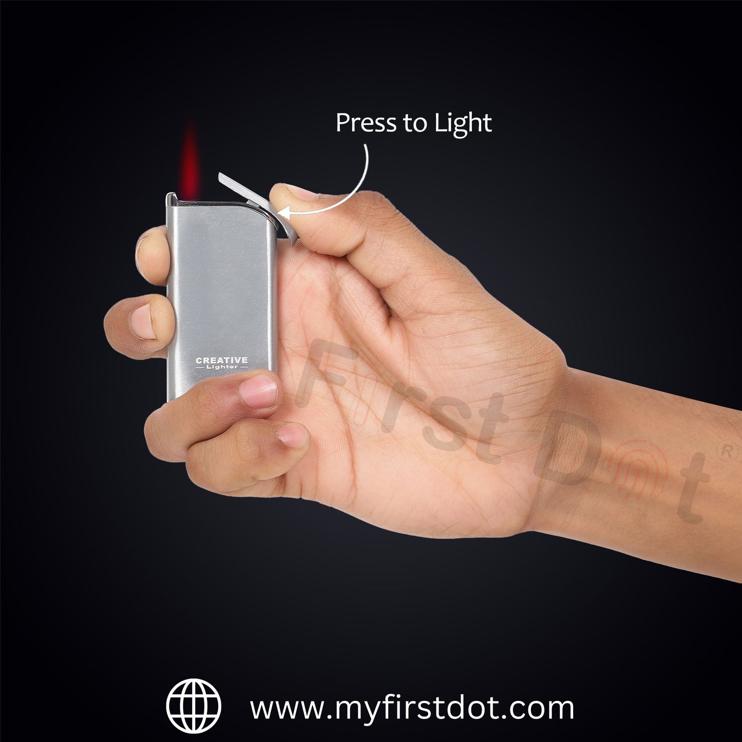 Creative Premium Refillable Cigarette Lighter – Perfect for Gifting | First Dot