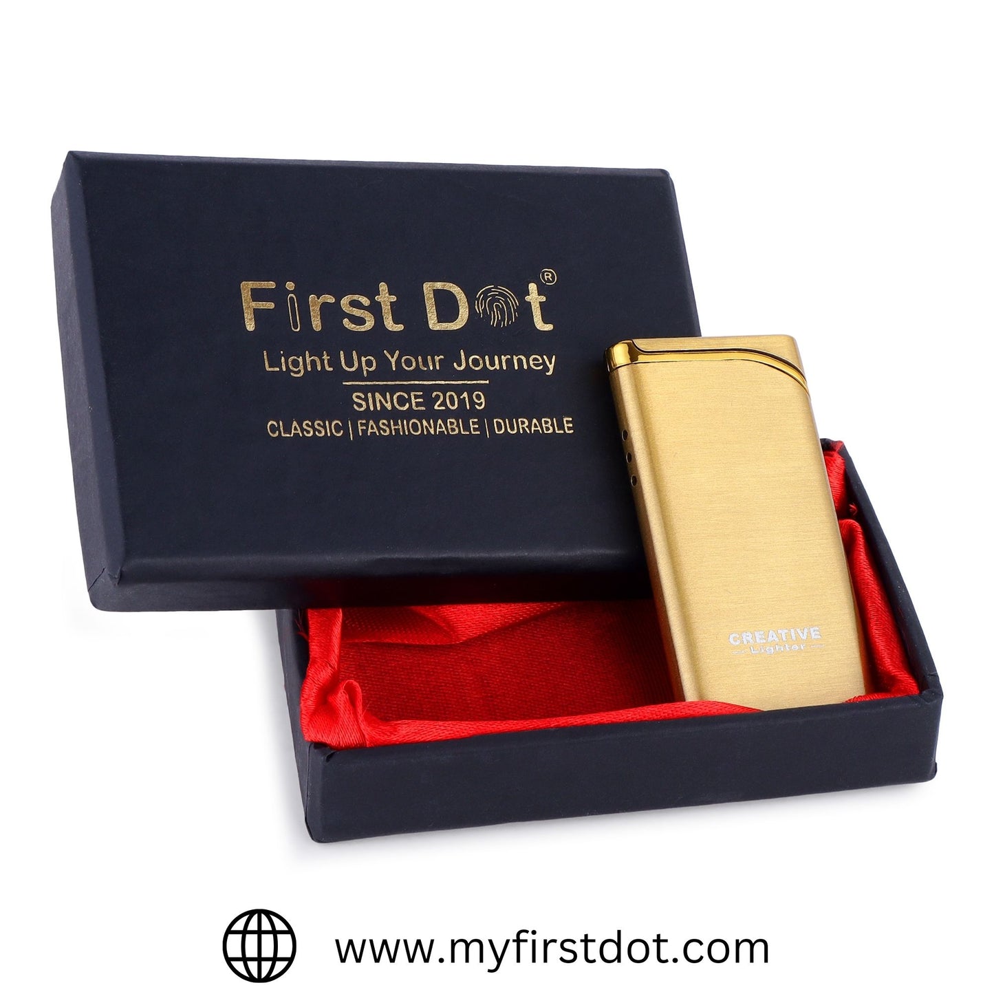 Creative Premium Refillable Cigarette Lighter – Perfect for Gifting | First Dot