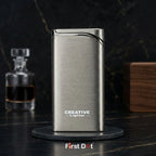 Creative Slim Red Jet Flame Refillable Cigarette Lighter