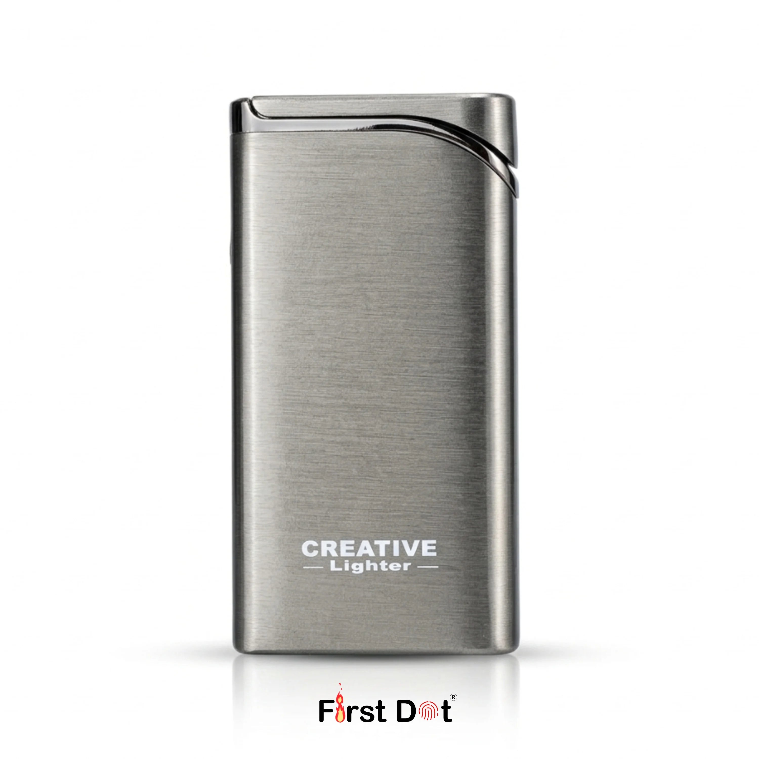 Creative Slim Red Jet Flame Refillable Cigarette Lighter