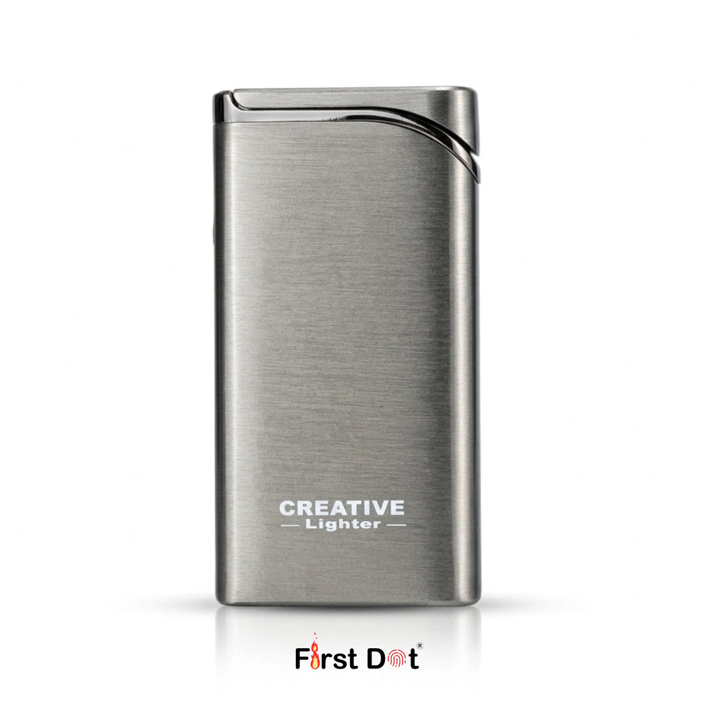 Creative Slim Red Jet Flame Refillable Cigarette Lighter