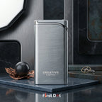 Creative Slim Red Jet Flame Refillable Cigarette Lighter